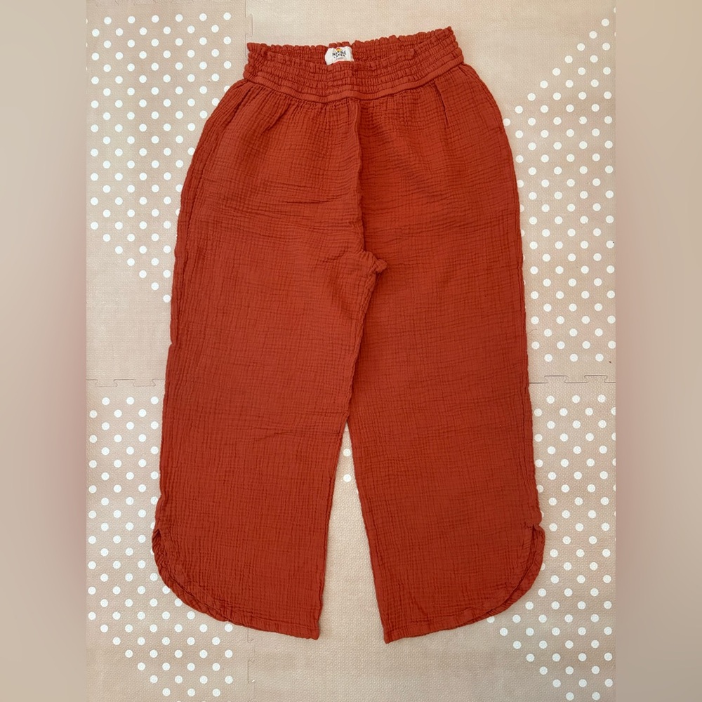 Marine Layer Rust Capris pull on pants - X-Large